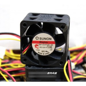SUNON GM1204PQB1-8A 12V 2.6W 3wires Cooling Fan