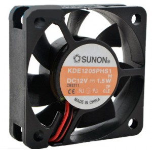 SUNON KDE1205PHS1 12V 1.5W 2 wires Cooling Fan