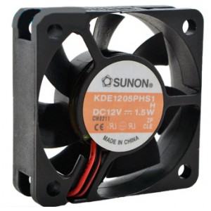 SUNON KDE1205PHS1 12V 1.5W 2 wires Cooling Fan