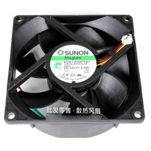 SUNON KDE1209PTB1 12V 2.2W 3wires Cooling Fan - Picture need