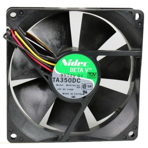 Nidec M34709-58 12V 0.5A 3wires Cooling Fan