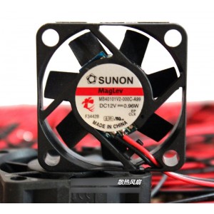SUNON MB40101V2-000C-A99 12V 0.96W 2 wires Cooling Fan