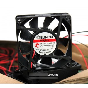 SUNON ME70201V3-000C-A99 12V  0.93W 2wires Cooling Fan