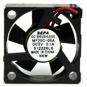 SEPA MF20C-05A 5V 0.1A  2wires Cooling Fan