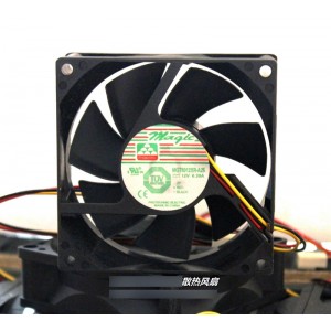 MAGIC MGT8012XR-A25 12V 0.39A 3wires cooling fan