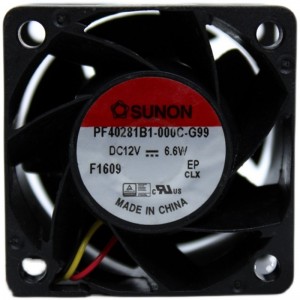 SUNON PF40281B1-000C-G99 12V  6.6W 3wires Cooling Fan