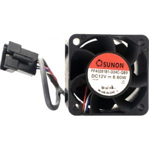 SUNON PF40281B1-D24C-QB9 12V  6.6W 2wires Cooling Fan