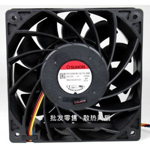 SUNON PFC0381B1-Q17C-S99 12V  9.66W 4wires Cooling Fan
