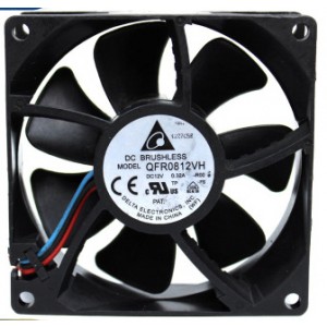 Delta QFR0812VH 12V 0.32A 3wires Cooling Fan