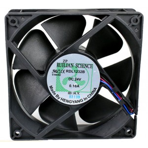 RUILIAN RDL1232B 24V 0.16A  3wires Cooling Fan