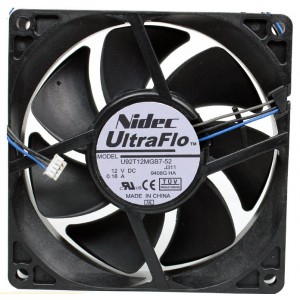 Nidec U92T12MGB7-52 12V 0.18A 3wires cooling fan