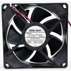 NMB 3110EL-04W-M49 12V 0.26A 3wires Cooling Fan