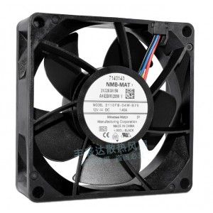 NMB 3110FB-04W-B76 12V 1.40A 4wires cooling fan