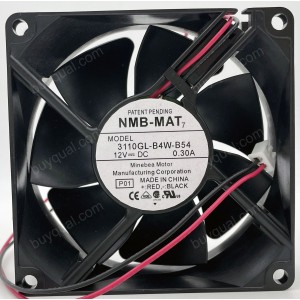 NMB 3110GL-B4W-B54 12V 0.3A 2wires Cooling Fan