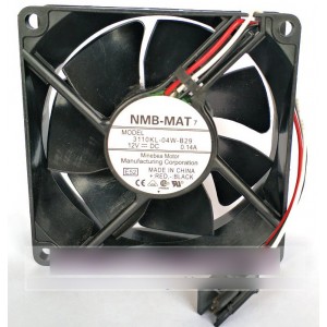 NMB 3110KL-04W-B29 12V 0.14A 3wires Cooling Fan