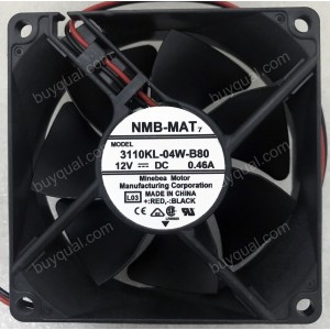 NMB 3110KL-04W-B80 12V 0.46A 2wires Cooling Fan