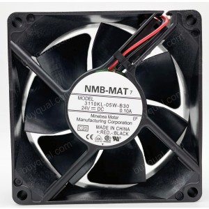 NMB 3110KL-05W-B30 24V 0.10A 2wires Cooling Fan - Original New