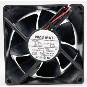 NMB 3110NL-05W-B30 3110KL-05W-B30 24V 0.11A 2wires Cooling Fan