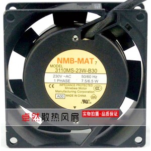 NMB 3110MS-23W-B30 08025MB-B3L-AA 230V 7.5/6.5W Cooling Fan