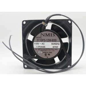 NMB 3110PS-12W-B30 115V 6/5W 2wires Cooling Fan