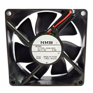 NMB 3110RL-05W-B50 24V 0.18A 2wires Cooling Fan - New