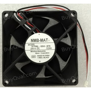 NMB 3110RL-05W-B79 24V 0.24A 3wires Cooling Fan