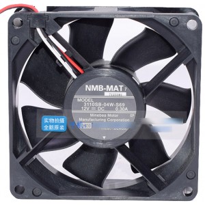 NMB 3110SB-04W-S69 12V 0.30A 3wires Cooling Fan