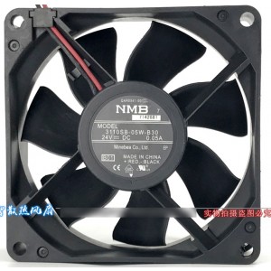 NMB 3110SB-05W-B30 24V 0.05A 2wires Cooling Fan 