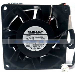 NMB 3115RL-04W-B79 12V 1.6A 3wires Cooling Fan