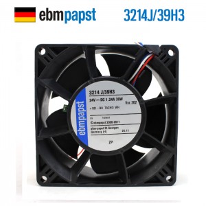 Ebmpapst 3214J/39H3 24V 1.24A 30W 4wires Cooling Fan