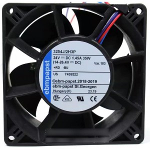 Ebmpapst 3254J/2H3P 24V 1.45A 35W 4wires Cooling Fan