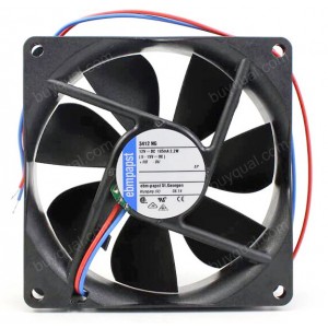 Ebmpapst 3412NG 12V 2.2W 2wires Cooling Fan