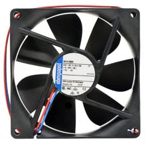 Ebmpapst 3414NGH ( VWCDO92YJEJS 9292506308 ) 24V 125mA 3W 2wires Cooling Fan - New