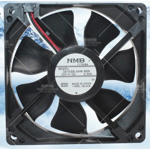 NMB 3610SB-04W-B69 12V 0.3A 3wires Cooling Fan
