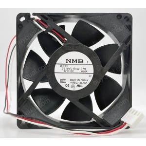 NMB 3610VL-04W-B79 12V 0.92A 3wires Cooling Fan - New