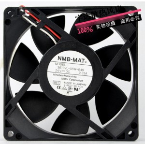 NMB 3610VL-05W-B49 24V 0.23A  3wires Cooling Fan