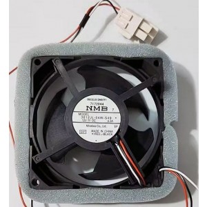 NMB 3612JL-04W-S49 12V 0.3A 3wires Cooling Fan