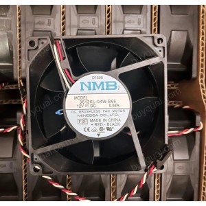 NMB 3612KL-04W-B66 12V 0.68A 3wires Cooling Fan - Temperature control speed