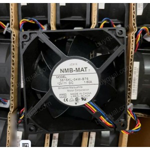 NMB 3615KL-04W-B76 12V 1.6A 4wires Cooling Fan