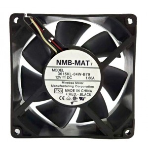 NMB 3615KL-04W-B79 12V 1.6A 3wires Cooling Fan