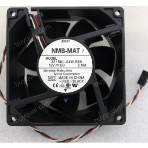 NMB 3615KL-04W-B86 12V 2.1A 3wires Cooling Fan