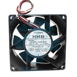 NMB 3615RL-04W-B46 12V 1.50A 4wires Cooling Fan 