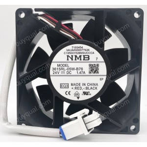 NMB 3615RL-05W-B76 24V 1.47A 4wires Cooling Fan - Original New