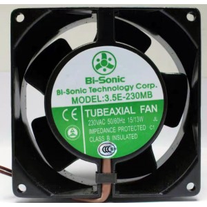 Bi-sonic 3.5E-230MB 230V 15/13W Cooling Fan 