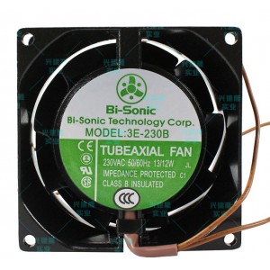 Bi-sonic 3E-230HB 230V 13/12W Cooling Fan