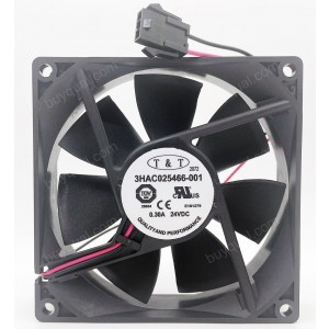T&T 3HAC025466-001 24V 0.30A 2wires Cooling Fan - Original New