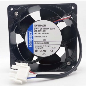 Ebmpapst DV4114/2N 24V 0.85A 20.5W 3wires Cooling Fan