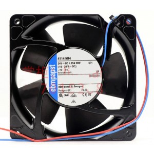 Ebmpapst 4114NH4 24V 1.25A 30W 2wires Cooling Fan