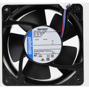 Ebmpapst 4114NH4 ( VUCF119YJJPS 9694300257 ) 24V 1.25A 30W 2wires Cooling Fan