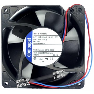 Ebmpapst 4114 NHHR 24V 520mA 12.5W 2wires Cooling Fan